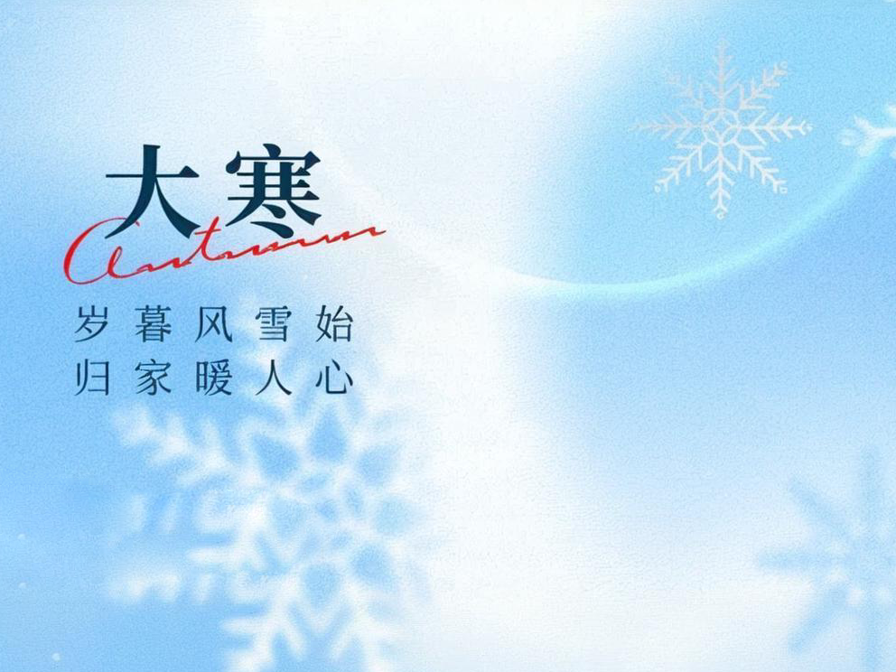 大寒 | 寒极心向暖，岁末待春归